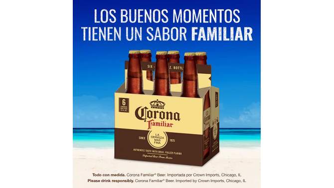 Corona Familiar Lager Beer - 6pk/12 fl oz Bottles, 2 of 11, play video