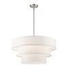 Livex Lighting Warrenville 4 - Light Pendant in  Brushed Nickel - 4 of 4