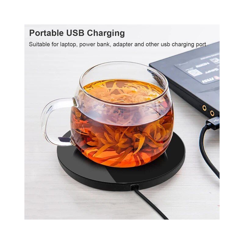 Smart Tech USB Coffee Cup Heater Mug Warmer - Keep Your Beverage Hot Anywhere - Black, 5 of 6