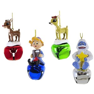 Roman 2.75 In Rudolph & Friends Jungle Buddies Clarice Abominable Hermie Tree Ornament Sets - 1 of 4