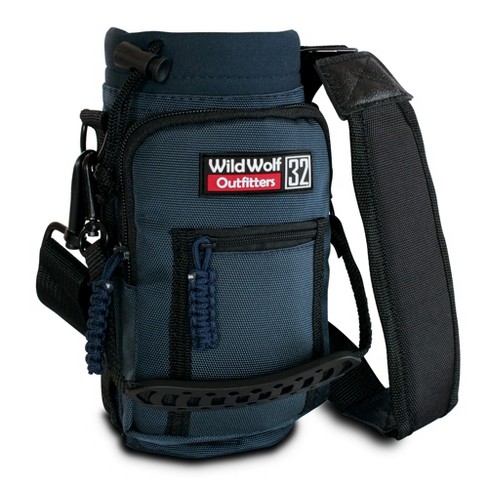 Water Bottle Holder with Padded Shoulder Strap