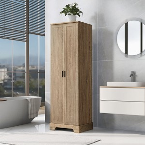 Kumasinova 71.2" Bathroom Storage Cabinet,Tall Storage Cabinet with 2 Doors,Adjustable Shelf,Bathroom Cabinets Freestanding for Living Room - 1 of 4