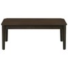 3pc Amaro Wood Coffee Table Set Dark Brown - Coaster: Modern Living Room Furniture, Beveled Edges - image 4 of 4