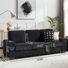 NicBex 83.86 Inch Modern Corduroy Couch,3-Seater Sofa with 2 Cup Holders for Living Room,Bedroom,Office,Apartment - 3 of 4