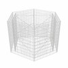 vidaXL Hexagonal Gabion Raised Bed 63"x55.1"x39.4" - 3 of 4