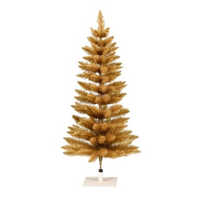 Vickerman Gold Fir Artificial Christmas Tree Unlit