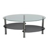 vidaXL Coffee Table with Exclusive Design Black - 2 of 4