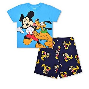 Disney Mickey Mouse and Friends Boys Short Sleeve T-Shirt and Shorts Set for Toddler and Big Kids - 1 of 4
