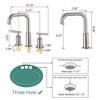 Ranworth  8inch Widespread Double Handle Bathroom Faucet with Pop Up Drain in Brushed Nickel - 3 of 4