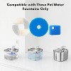 Nispira Cat Water Fountain Filter Replacements for Rantizon, Square and SORON 2.2L/73oz Stainless Steel Pet Water Fountain, 6 Packs - 4 of 4