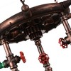 CWI Lighting Manor 3 Light Down Chandelier With Speckled copper Finish - 4 of 4
