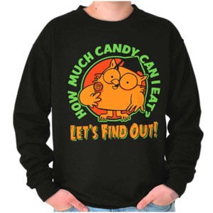 Tootsie Owl Halloween How Much Candy Sweatshirt for Men or Women Brisco Brands - 1 of 4