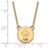 Black Bow Jewelry 14k Yellow Gold Plated Sterling Silver Alpha Phi Greek Life Necklace 18 Inch - 2 of 4