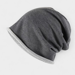 Anna-Kaci Women's Casual Slouch Beanie with Contrast Trim Edge - 1 of 4