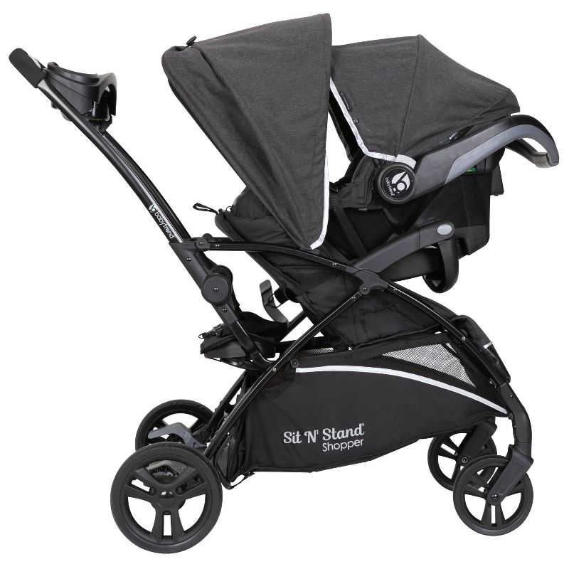 Baby Trend Sit N&#39; Stand 5-in-1 Shopper Stroller Travel System - Gray, 5 of 15
