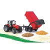 Bruder Massey Ferguson 7480 with tipping trailer - 3 of 4