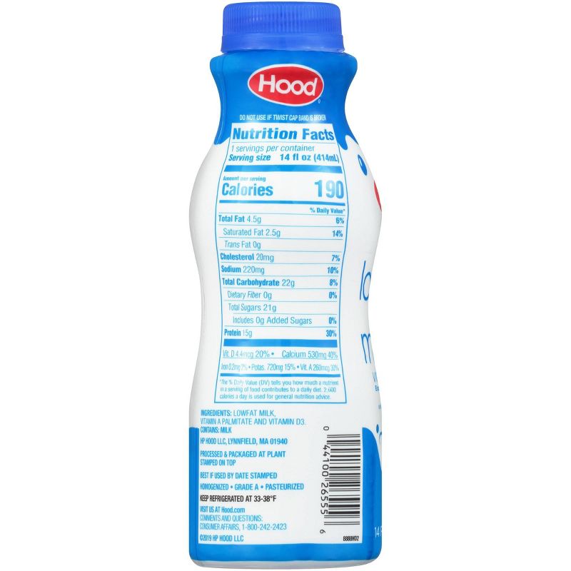 Hood 1% Low Fat Milk - 14 fl oz, 3 of 9