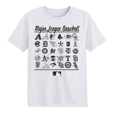 Boys' MLB Teams Short Sleeve Graphic T-Shirt - White