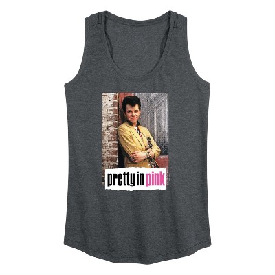 Women's - Pretty in Pink - Duckie and Blane Graphic Racerback Tank