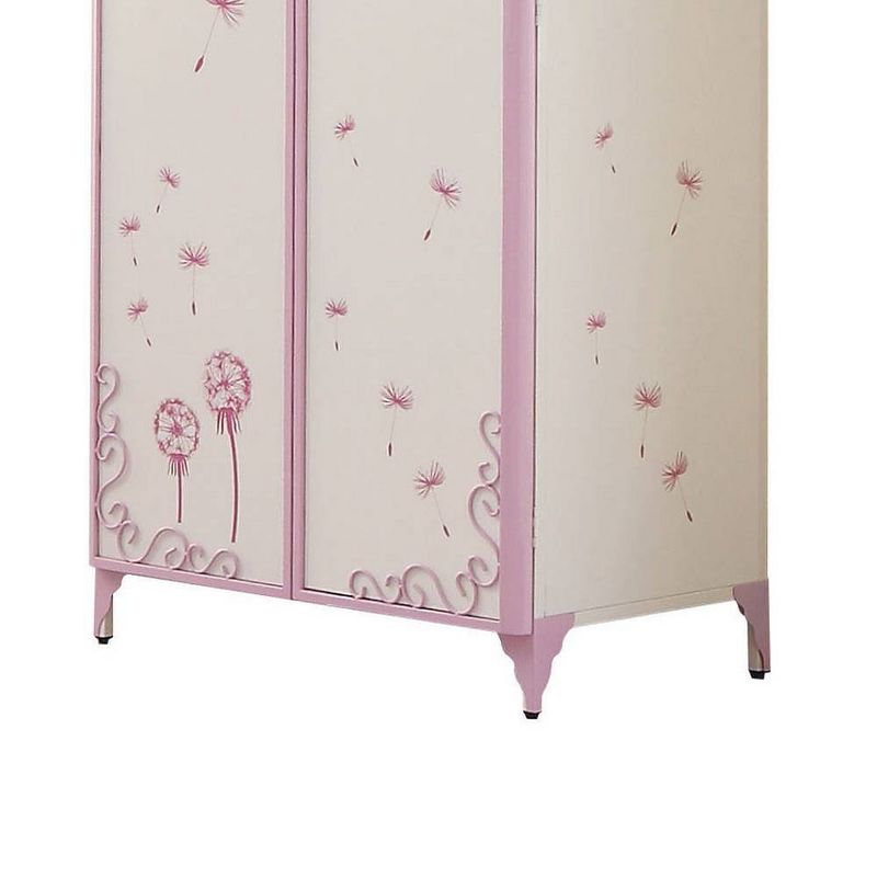 32&#34; Priya II Decorative Storage Cabinet White and Light Purple - Acme Furniture, 4 of 9
