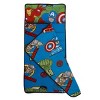 Marvel The Avengers I Am A Hero Blue, Green, Red, and Yellow Toddler Nap Mat - 2 of 4