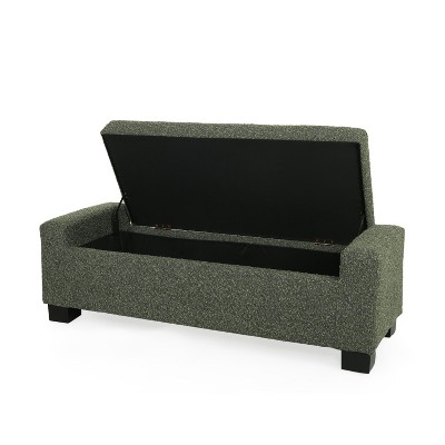 NicBex Modern 50.25" Storage Bench Wood Accent Stools with Hinged Lid Top for Bedroom and Entryway
