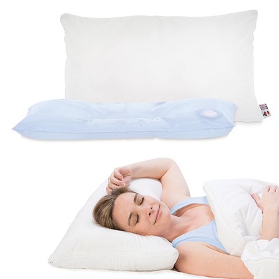 Core Products Tri-core Air Adjustable Pillow- Inflatable Cervical Neck  Support : Target