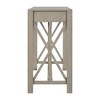 Kumasinova 60" Acacia Veneer Entryway Table with X-Leg Design,Farmhouse Console Table with 4 Drawers,Sofa Table with Open Storage for Kitchen&Hallway - 3 of 4