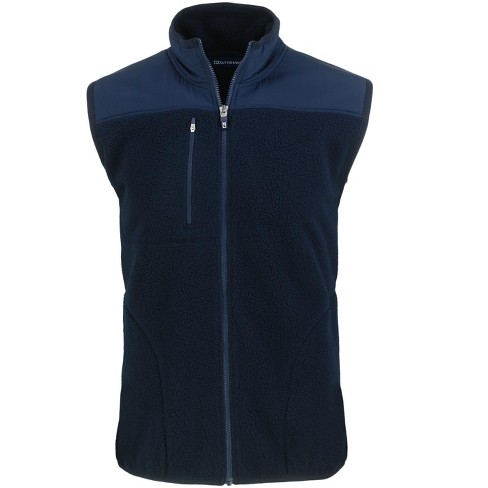 Cutter & Buck Cascade Eco Fleece Mens Vest - Navy Blue - 3x Large : Target