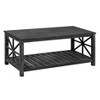 Sapphtopaz Coffee Table Modern Coffee Bar, Home Decor End Table with Thick Legs, Coffee Tables for Living Room, Bedroom - 2 of 4