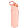 Zak Designs 20 fl oz Double Walled Stainless Steel Tranquility Insulated Straw Bottle - 3 of 4