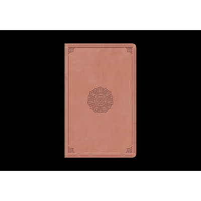 ESV Thinline Bible, Indexed (Trutone, Blush Rose, Emblem Design) - (Leather Bound)