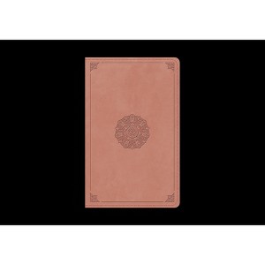 ESV Thinline Bible, Indexed (Trutone, Blush Rose, Emblem Design) - (Leather Bound) - 1 of 1