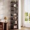 Tribesigns 7-Tier Corner Shelf, 78.74" Narrow Bookshelf Bookcase, Freestanding Display Storage Shelf Plant Stand for Living Room, Office - 4 of 4
