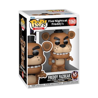 Funko POP! FNAF Five Nights At Freddy’s Freddy Fazbear 10th Anniversary Figure #1060!