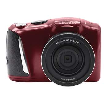 Minolta MND50 16x Digital Zoom 48 MP/4K Ultra HD Digital Camera (Red)