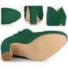 Perphy Women's Platform Round Toe Chunky High Heels Ankle Boots - 3 of 4