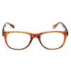 ICU Eyewear Screen Vision Blue Light Filtering Classic Oval Shiny Tortoise Glasses - 2 of 4