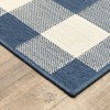 Oriental Weavers Meridian 2598V Blue/ Ivory Indoor/Outdoor Area Rug - 2'3" x 7'6" - 2 of 4