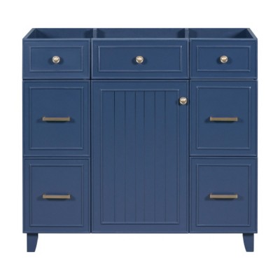 36-Inch Bathroom Vanity Cabinet, Single Sink,Shaker Cabinet With Soft-Closing Cabinet Door And Deep Drawer-Cuddlewood