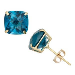Designs By Gioelli 10K Gold Gemstone Stud Earrings - 1 of 2
