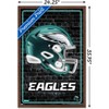Trends International NFL Philadelphia Eagles - Neon Helmet 23 Framed Wall Poster Prints - 3 of 4
