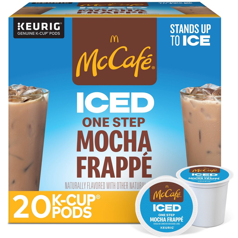 Photos - Coffee Keurig McCafe ICED One Step Mocha Frappe Medium Roast K-Cup Pods - 20ct 