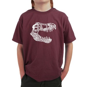 LA Pop Art Boy's Word Art T-shirt - TREX - 1 of 4