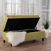 Storage Ottoman,Storage Ottoman Bench For Bedroom,Fabric End Of Bed Storage Bench, Button Tufted Footstool For Living Room Bedroom-Cuddlewood - 3 of 4