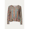 Women's SPACE-DYED INTARSIA-KNIT SWEATER - LUCCA - 2 of 4