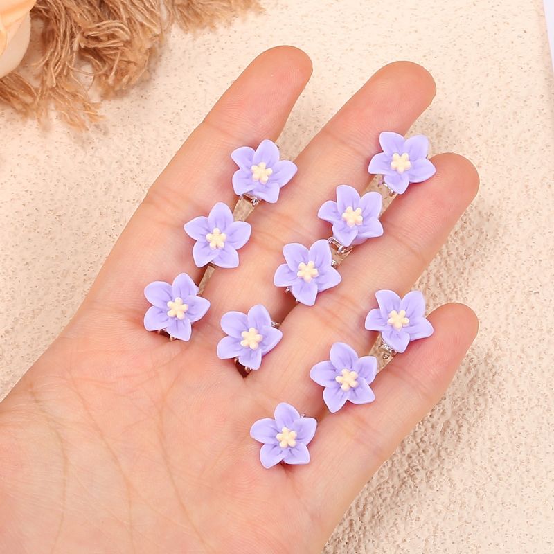 Unique Bargains Girl's Cute Small Flower Hair Clips 20 Pcs, 4 of 7