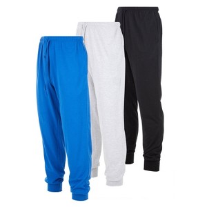 DARESAY Mens Lounge Pants Joggers with Pockets - Mens Pajama Pants - Lounge Pants Men, Up to 3XL Pack of 3 - 1 of 4