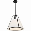 Crystorama Lighting Fulton 3 - Light Pendant in  Black - 4 of 4