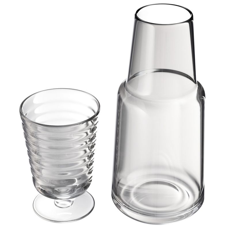 American Atelier Bedside 32 oz Water Carafe with Footed Glass/Lid, 3 of 9